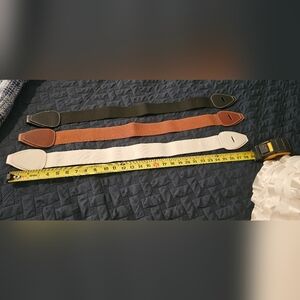 J. McLaughlin Black, Brown, and White Belts